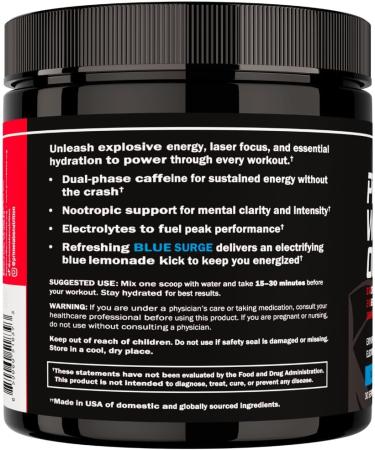 Prime Labs Creatine HCl Capsules + Pre Workout Powder Supplement - Buy Online on GoSupps.com
