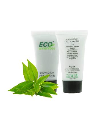 ECO AMENITIES Transparent Tube Screw Cap Individually Wrapped 22ml Body Lotion, 72 Tubes per Case
