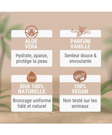 PAALM COSMETICS | Self-Tanning Mousse Dark Shade 150ml - Perfect Tan & Hydrated Skin Aloe Vera|Vitamins C&E - Buy Online on GoSupps.com