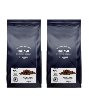 by Amazon Intenso Coffee Beans Medium Roast 500g Pack of 2 - Rainforest Alliance Certified