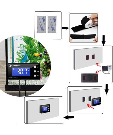 KetoTek KT4000 Digital Thermostat Socket 230V - Waterproof Sensor for Aquarium & Greenhouse Heating/Cooling - Buy Online on GoSupps.com