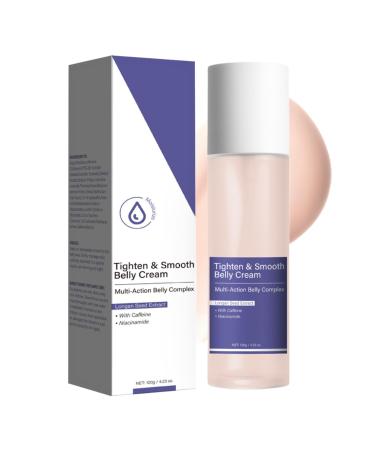 Belly Firming Cream - Body Firming Moisturizer with Tightening Properties for Smoother-Looking Skin, Supports Skin Elasticity & Enhances Texture for Abdomen, Thighs, Arms (1pc, 120g) 1pc 4.23 Ounce (Pack of 1)