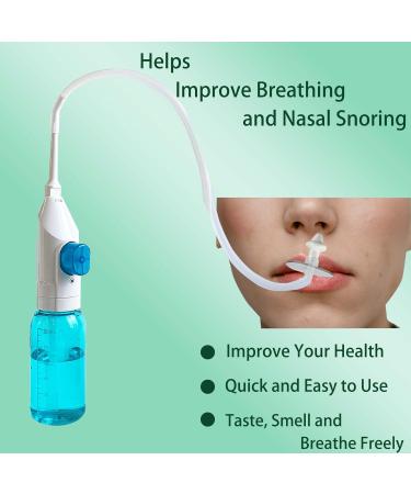 FSQYMYGS Nasal Irrigator - Sinus Relief & Rinse System for Home & Travel - Nose Cleaner for Kids & Adults - Buy Online on GoSupps.com