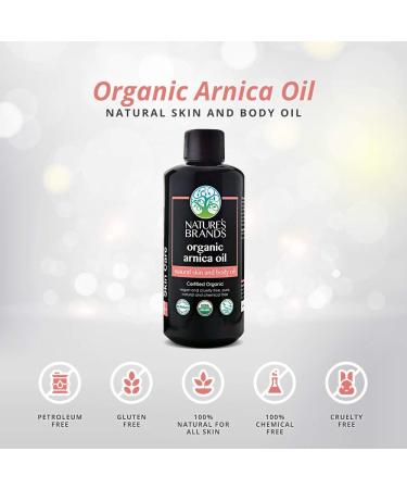 Organic Arnica Carrier Oil - 16oz BPA-Free Plastic | Herbal Choice Mari | 100% Pure & Natural International Shipping - Buy Online on GoSupps.com