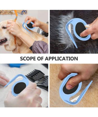 Pulunto Dog Comb Set for Pets - 4-Piece Fur Care Kit - Knot Remover Brush & Trimmer for All Sizes - Black - Buy Online on GoSupps.com