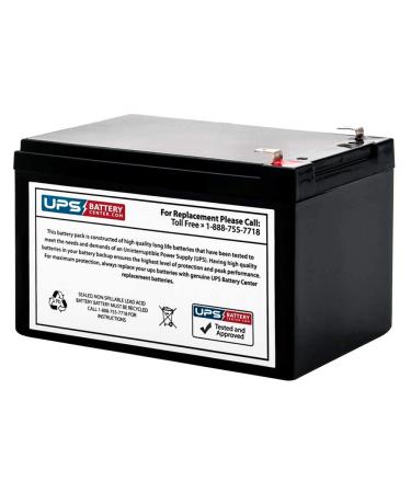 UPSBatteryCenter 12V 12Ah F2 Compatible Replacement Battery for Goal Zero Yeti 150 Portable Power Station
