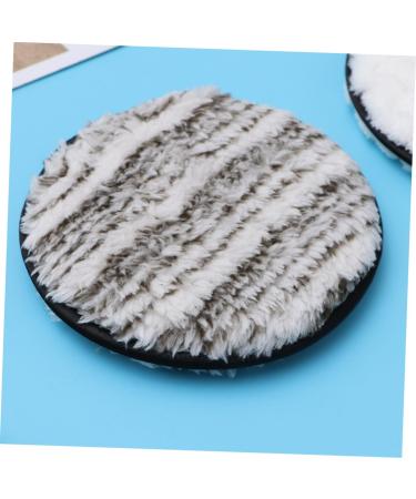 NOLITOY 6pcs Fluffy Makeup Remover Pads | Plush Round Cleaning Puffs for Eye & Face Makeup | Soft Powder Sponge Towels - Buy Online on GoSupps.com