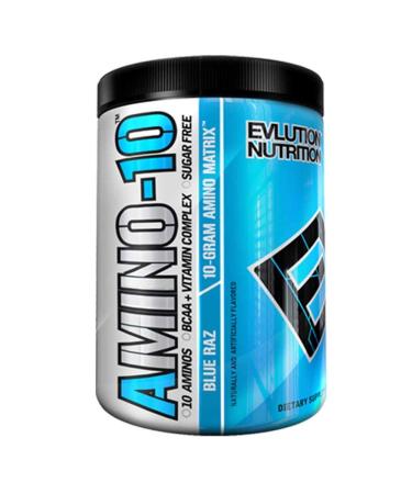 Evlution Nutrition Supplement Amino-10 Amino Matrix Blue Raz
