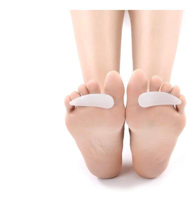 4Pair/8Pcs Gel Hammer Toe Crest Cushions, Right/Left Hammertoe Gel Support Pads, Straightener and Corrector for Curled, Curved, Crooked, Overlapping, Clubbed Claw and Mallet Toes Curling Relief - Buy Online on GoSupps.com