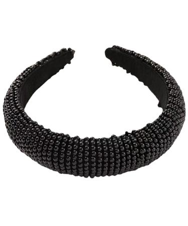 Scicent Black Pearl Hair Band | Elegant Pearls Headband for Women & Girls | Bridal & Party Hair Accessories - Buy Online on GoSupps.com