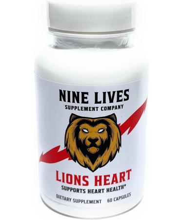 Buy NINE LIVES Lions Heart Daily Life Supplement | CoQ10 Magnesium L-Carnitine & More | International Shipping Available - Buy Online on GoSupps.com