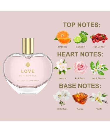 | Love in a bottle | Floral & Sweet Perfume for Women | Vegan & Eco-friendly Women's Eau de Parfum | Romantic Fragrance for Her - 75ml - 2.5 fl oz. LOVE in a bottle - Floral sweet 2.5 Fl Oz (Pack of 1) - Buy Online on GoSupps.com