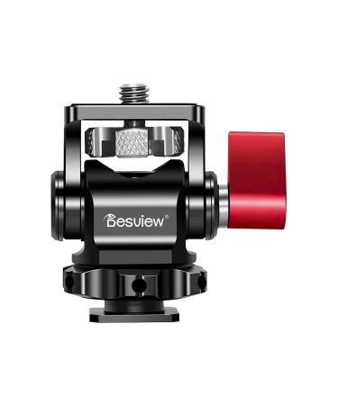 Desview M3 Camera Monitor Mount, Swivel 360and Tilt 180Adjustable Field Monitor Mount Monitor Holder with 1/4" Screw Cold Shoe for 5 and 7 inch Video Monitor