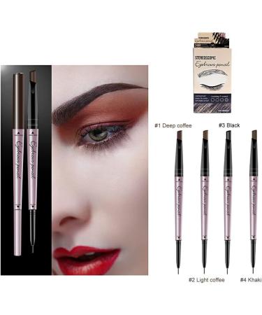 twcrvil Smudge-Proof Eyebrow Pencil Portable Handheld Eye Brow Filling Pen Women Work Party Beauty Cosmetics Birthday Gifts Khaki - Buy Online on GoSupps.com
