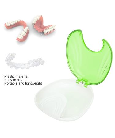 Portable Hard-Wearing Orthodontic Retainer Suitcase - Travel Size Toothpress Container for False Teeth (Light Green) - International Shipping Available - Buy Online on GoSupps.com