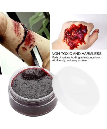  Pongnas Fake Blood Gel Professional Paint Oil for Face and Body Fake Clots Blood Gel Vampire Scars Halloween Bruises (Non-Toxic Gentle on Skin and Easy to Apply) (15ml) - Buy Online on GoSupps.com