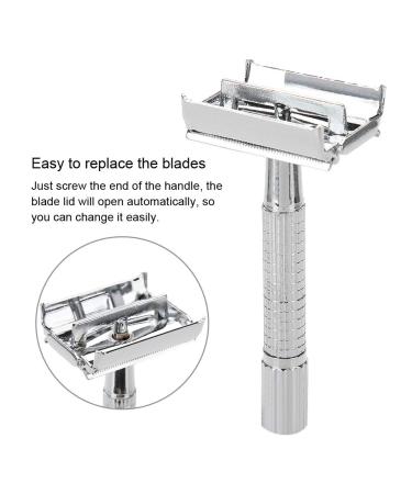 Premium Portable Men's Razor - Aluminum Classic Wet Shaving Set for a Smooth Shave - Buy Online on GoSupps.com