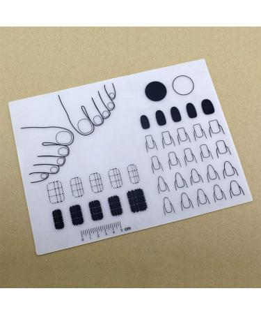 FOMIYES Silicone Stamping Plate Dappen Dish for Acrylic Silicone Desk Stamping Plates Practice for Acrylic Silicone Training Mat Practice Hand Tools Hand for Manicure Nail As Shown - Buy Online on GoSupps.com