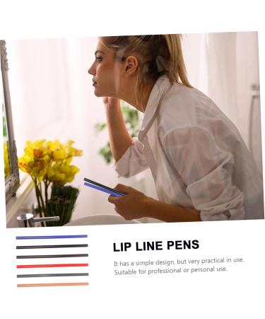 Didiseaon 6pcs Eyebrow Pencil Lip Liner Set Microblading Eyebrow Supplies Microblading Eyebrow Pen Wooden - Buy Online on GoSupps.com