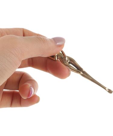 SEWACC 2pcs Brass Ear Spoons - Mini Shovel Sampling Spoons for Earwax Removal - Lab Spatula Necklace Pendant - Buy Online on GoSupps.com