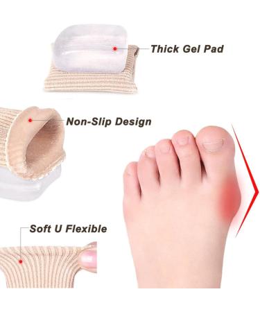 1Pcs Gel Toe Separator Spacer - Bunion Corrector for Hallux Valgus Overlapping Toes Blisters & Corns - Comfort & Relief - Buy Online on GoSupps.com