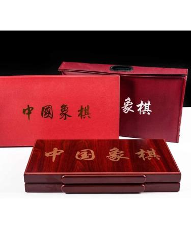 Chinese Xiangqi Chess Set with Folding Board Classic Educational Strategy Board Games for 2 Players(Color:Black) (Black) - Buy Online on GoSupps.com