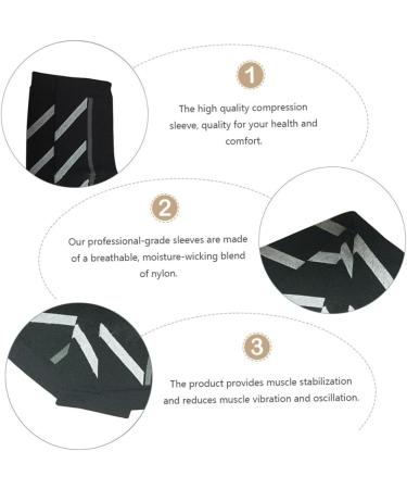 Buy Beaupretty 6 Pcs Sports Leg Compression Sleeves - Calf Guards & Support for Exercise | International Shipping Available - Buy Online on GoSupps.com