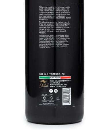 JaDy Luxury Hair Care Shampoo for oily hair 1000 ml a sebumregulating shampoo for oily and sensitive skin with refreshing organic mint - Buy Online on GoSupps.com