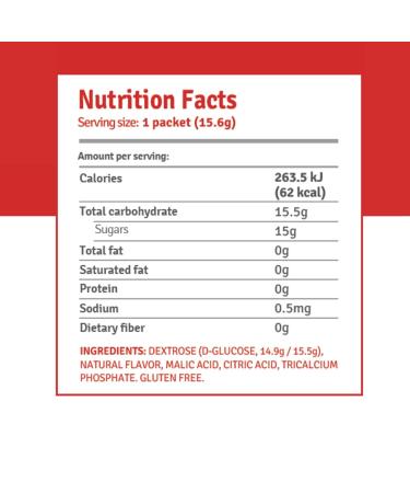 Elovate 15 Slimpaks Fast Acting Glucose Powder - Dextrose Packets FSA/HSA Eligible Black Cherry Flavor - Ideal Alternative to Gels & Tablets - Buy Online on GoSupps.com