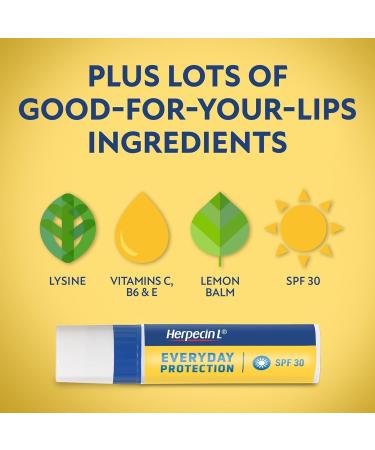 Herpecin-L HL Lip Protectant Sunscreen and Cold Sore Lip Balm Stick - 0.1 oz (Pack of 3) - Buy Online on GoSupps.com