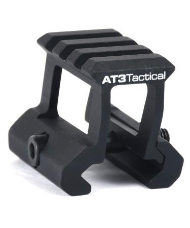 AT3 Tactical PRO-Mount Red Dot Riser Mount - .83 or 1 Inch Height - for RD-50 Red Dot Sight & Picatinny Micro Mini Reflex Sights 1.0 Inch