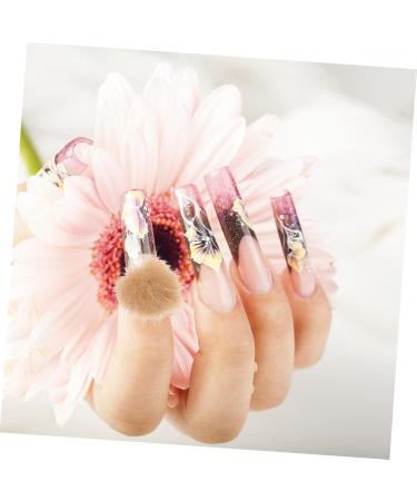FRCOLOR Nail Polish Kit Boxes set charms puff puff Ornaments fluffy charms supplies brush velvet hairy 3d Decoration - Buy Online on GoSupps.com