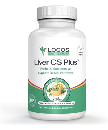 Logos Nutritionals Liver CS Plus - 60 Veggie Caps - Liver Detox Formula for Increasing Glutathione and Lowering Oxidative Stress - Buy Online on GoSupps.com