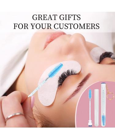 48-Piece Disposable Mascara Wands Set with Crystal Lash Spoolies Brush and Reusable Diamond Keychain Empty Eyelash Brush Tubes - Makeup Brush Kit for Women and Girls - Buy Online on GoSupps.com