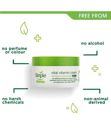 Simple Kind to Skin Vital Vitamin Night Cream - 50ml - Buy Online on GoSupps.com