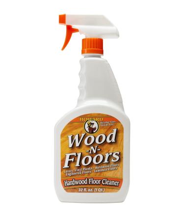 Howard Wood N Floors WF0032 Floor Cleaner for Hardwood Engineered and Laminate Wood Floors and Natural Wooden Surfaces