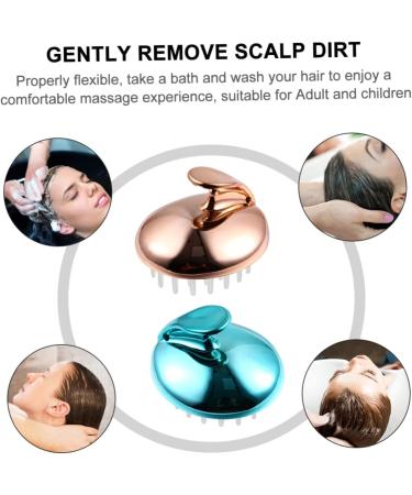 Shop Tovinanna 4-Piece Shampoo Massage Comb Set | Scalp Brush & Shower Silicone Body Washer for Ultimate Relaxation & Care - Buy Online on GoSupps.com