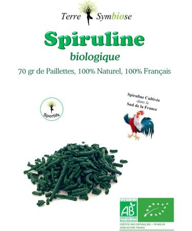 Spirulina Glitter French Organic - 70g - Buy Online on GoSupps.com