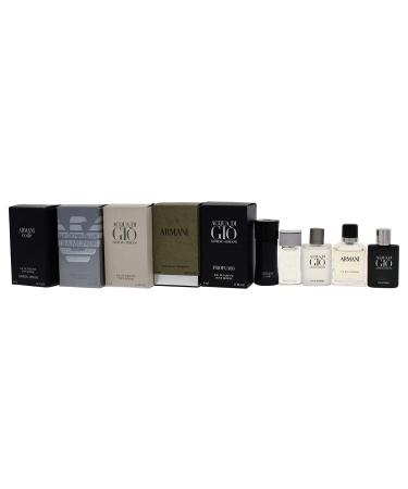 Armani Men's 5-Piece Fragrance Set - Code, Diamonds, ADG, Green, Profumo - 25ml Total - Buy Online on GoSupps.com
