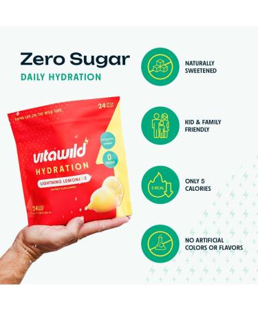Hydration + Multivitamin Electrolyte Drink Mix | Sugar-Free Powder Stick Packs for Instant Hydration - Buy Online on GoSupps.com