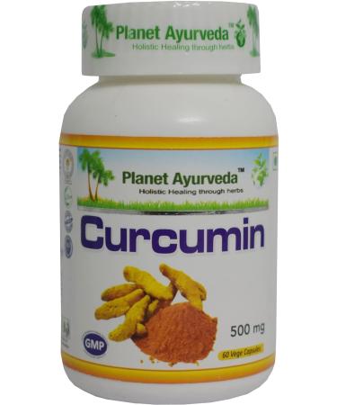 Planet Ayurveda Curcumin - 2 Bottles (Each 60 Capsules 500mg) in USA