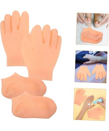 Housoutil 1 Set Beach Socks moisturizing Gloves for Night Womens Socks sebs Dry Hands Anti-Crack moisturizing Socks Dry Hand moisturizing Gloves for Women Lotion - Buy Online on GoSupps.com
