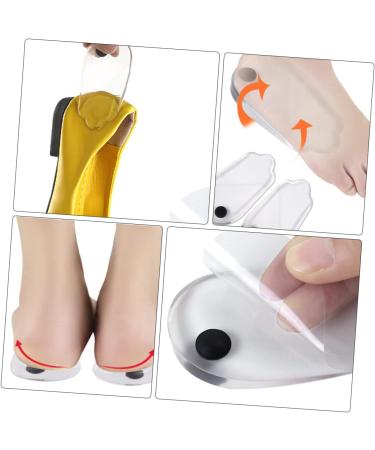Mobestech Heel Pads - 4 Pairs Silicone Insoles for High Heels | Gel Shoe Inserts & Heel Grips for Men & Women - Buy Online on GoSupps.com