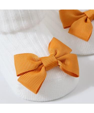 JSGHGDF Headbands Socks Set Elastic Hair Bands with Headwear Stylish Baby Knitted Socks for Newborns & Toddlers Yellow - Buy Online on GoSupps.com