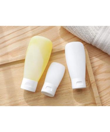 Shop Minkissy 3-Piece Silicone Travel Bottle Set | Empty Makeup & Cosmetic Atomizers | 30ml 60ml 100ml for Lotion Shampoo & Liquid Soap - Perfect for International Travel - Buy Online on GoSupps.com