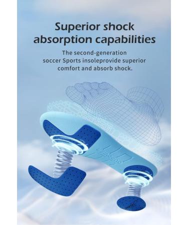 OUPOWER Soccer Cleats Insoles - Poron Foam Inserts for Anti-Slip Support (US8.5-9) - Buy Online on GoSupps.com
