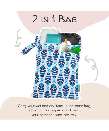 Will & Fox Fish-set: Reusable Swim Diaper and Wet Bag for Babies, Infants & Toddlers - Adjustable Girls Swimming Diaper 0-2 Years, Water Resistant Swim Bag - 1 Pack - Buy Online on GoSupps.com