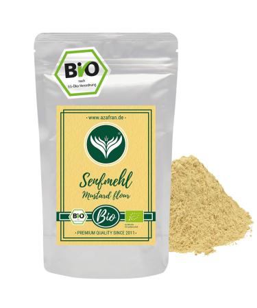 Azafran ORGANIC mustard ground mustard flour/mustard powder 250g 250 g (1 pack) - Buy Online on GoSupps.com