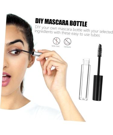 WOONEKY 6pcs Eyeliner Eyelash Bottle Lash Mascara Clear Lipgloss Mascara Tube Bottles with Wand Plastic - Buy Online on GoSupps.com