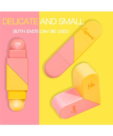 Heart Shaped Dual-use Lip Balm Stick - Honey & Peach | Moisturizing Lip Care in Red Gift Box | Perfect Gifts for Loved Ones - Buy Online on GoSupps.com